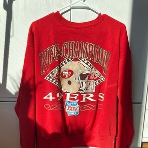 Vintage SF 49ers football crew neck sweatshirt